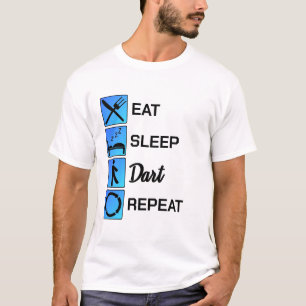 Att kasta sig äter gåvan för darteren för t shirt