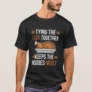 Att klämma ihop Ben med Turkiet Thanksgiving Dirt T Shirt