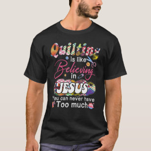 Att klippa är som att tro på Jesus att man aldrig T Shirt
