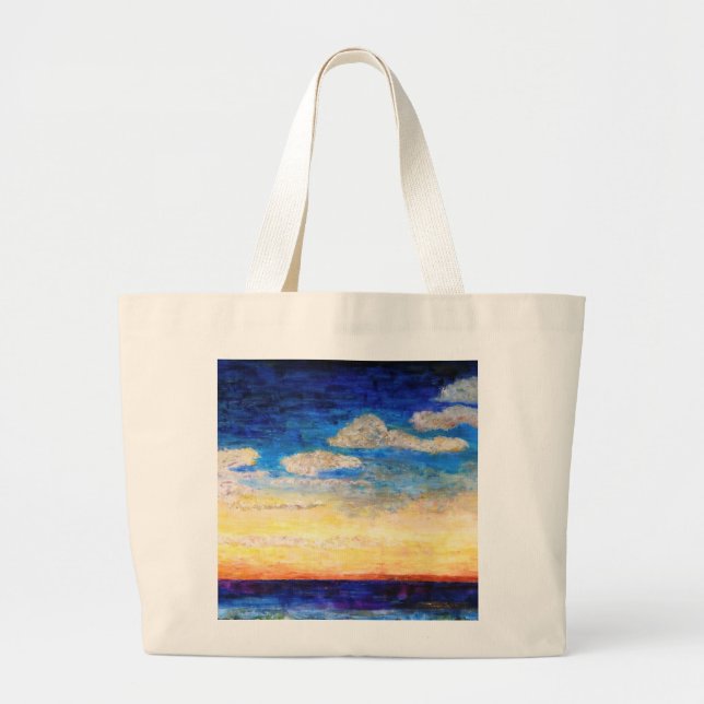 Att kliva in i skymning hänger lös jumbo tygkasse (Framsidan)