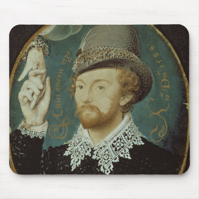 Att knäppa fast för man räcker från ett moln musmatta (Framsidan)