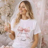 Att knyta knuten rosa bow pärlor möhippa