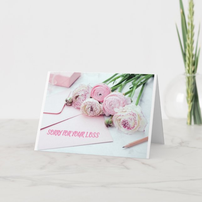 ATT KOMMA IHÅG DIN ÄLSKADE UNDER TIDEN FÖR FÖRLUST KORT (Framsida)