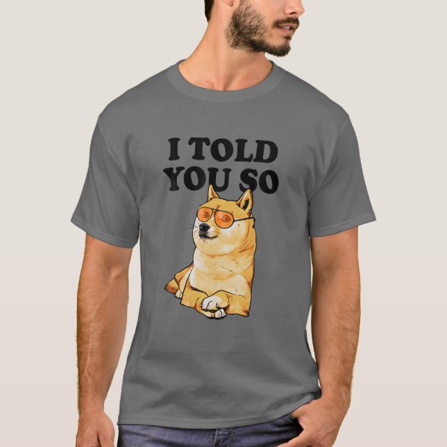 Att köpa Dogecoin nu är en Rik. T Shirt (Framsida)