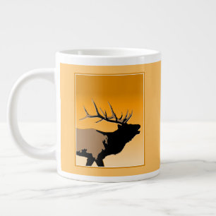 Att köpa Elk vid Sunset - Original Wildlife Art Jumbo Mugg