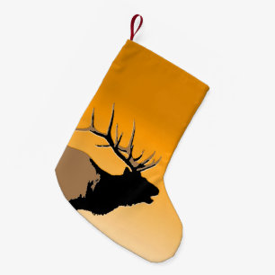 Att köpa Elk vid Sunset - Original Wildlife Art Liten Julstrumpa