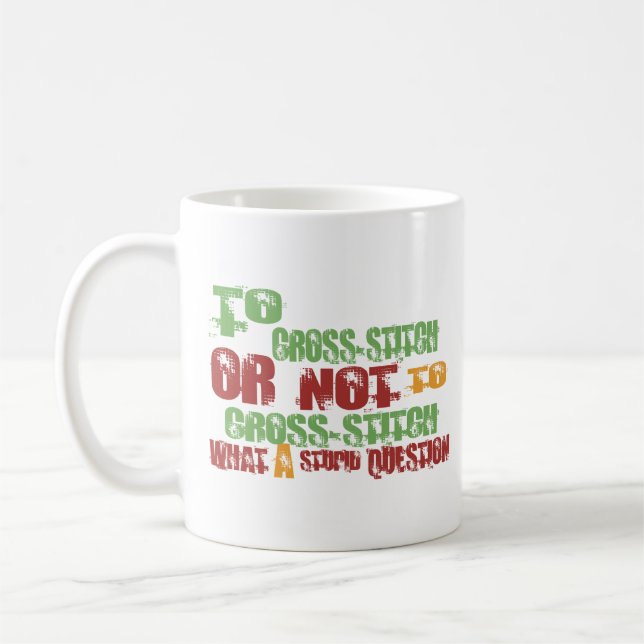 Att Kor-att sy Kaffemugg (Vänster)