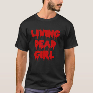 Att köra Blood Halloween Zombie Movie Living Dead T Shirt