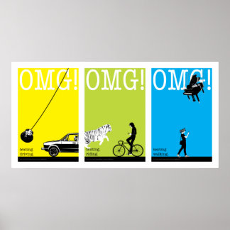 Att köra... gå. poster