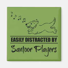 Att köra Hund enkelt utdelat av Santoor Players Magnet