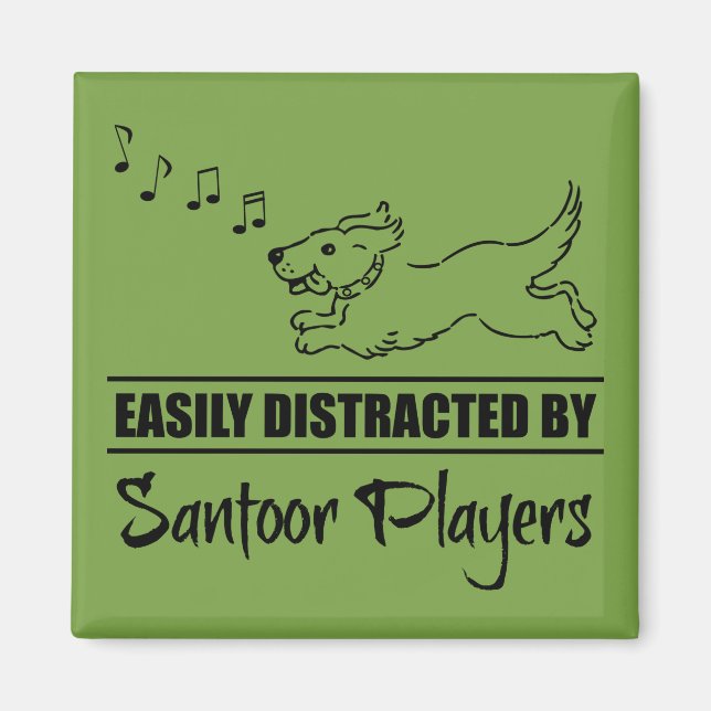 Att köra Hund enkelt utdelat av Santoor Players Magnet (Framsidan)
