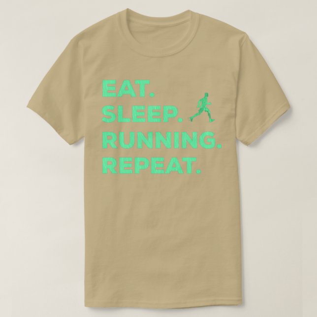Att köra joggande sportslogan lustig 2 t shirt (Design framsida)