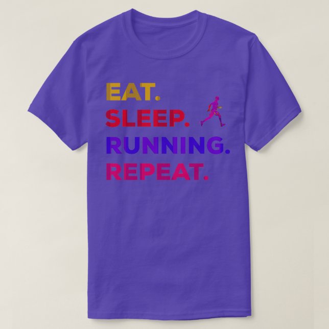 Att köra joggande sportslogan och joggning 2 t shirt (Design framsida)