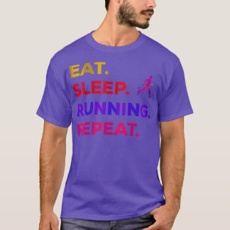 Att köra joggande sportslogan och joggning 2 t shirt