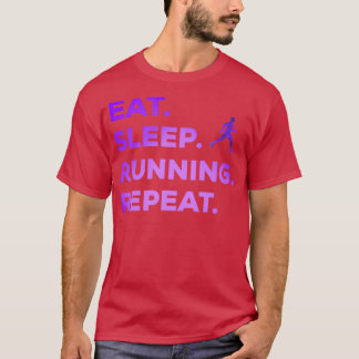 Att köra joggande sportslogan och joggning 4 t shirt