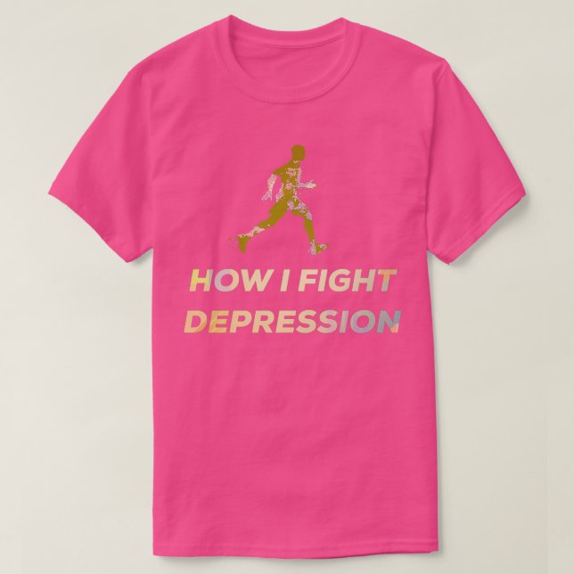 Att köra joggande sportslogan roligt 5 t shirt (Design framsida)