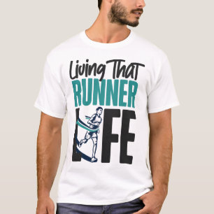 Att köra Joging och leva Springernas liv T Shirt