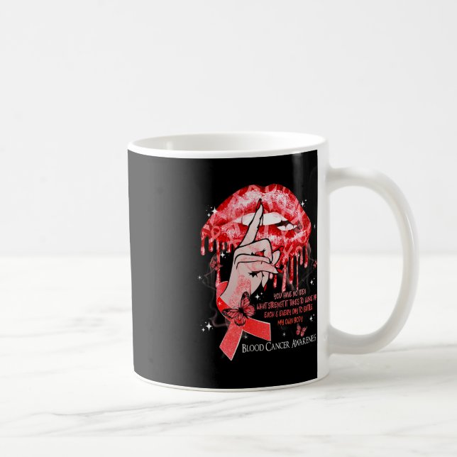 Att köra Läppar Butterflies Women Blood Cancer Med Kaffemugg (Höger)