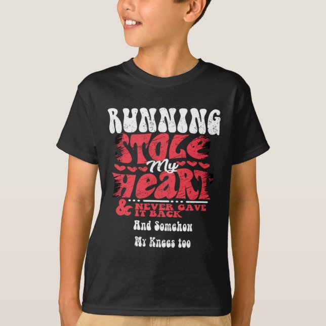 Att köra mitt hjärta ~ Funny Valentines day T Shirt (Framsida)