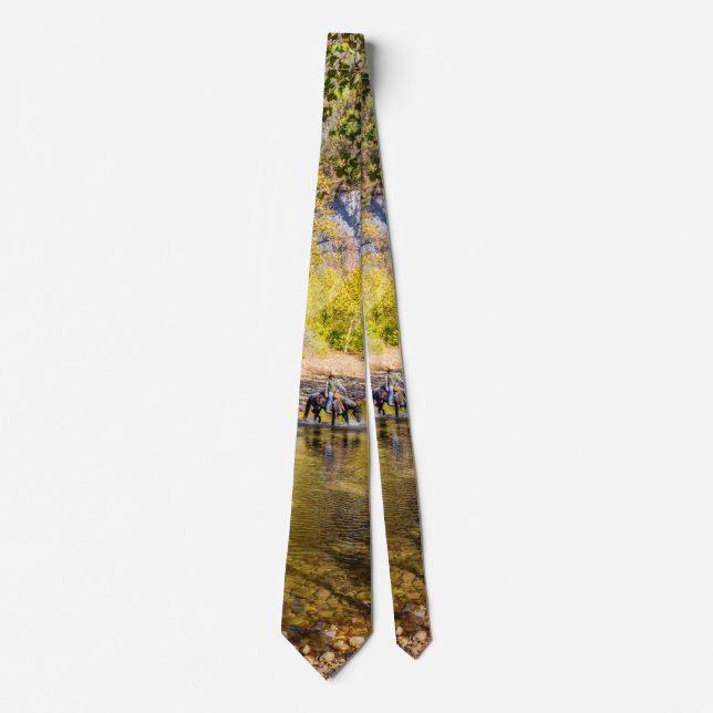 Att korsa Buffalo River Neck Tie Slips (Framsida)