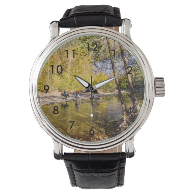 Att korsa Buffalo River Wrist Watch Armbandsur (Framsida)