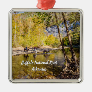 Att korsa Buffalos flodtorget ornament