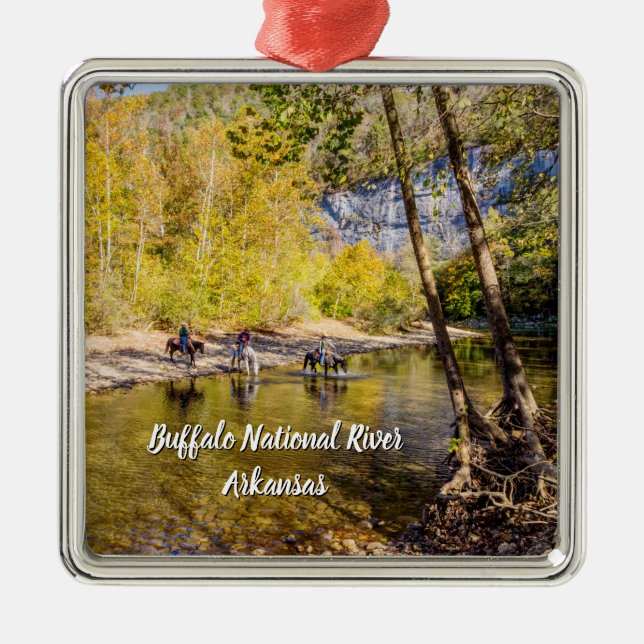 Att korsa Buffalos flodtorget ornament (Framsidan)
