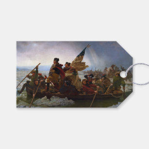 Att korsa Delaware 1776: General George Washington Presentetikett
