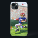 Att korsa mållinjen för en pekskärm<br><div class="desc">Lyssna på folkens roar när de ser sin favoritfotbollsspelare korsa mållinjen för en touchdown! Jay Throckmorton målade den här dynamiska scenen. Köp en kopia för dig själv eller ge som en gåva till fotbollen fläkt i ditt liv!</div>