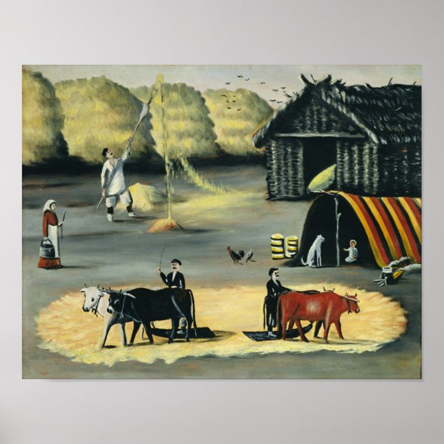 Att krossa golv i en georgisk land poster (Framsidan)