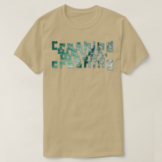 Att krossa vågar vågar t shirt (Design framsida)