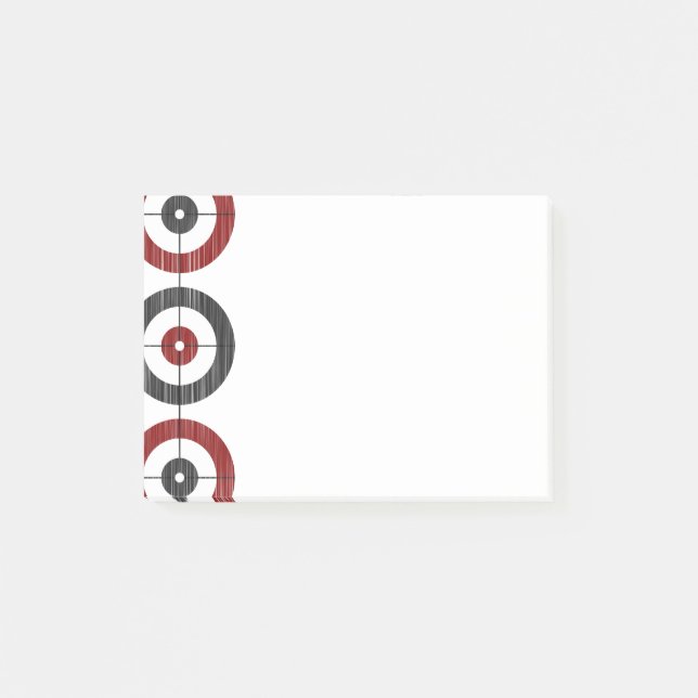 Att krulla klibbiga hus noterar post-it block (Framsida)