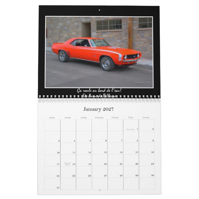 Att kryssa omkring på Board går Kalender (Jan 2027)