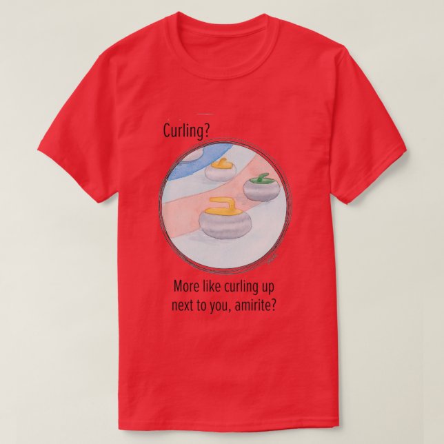 Att kursa mer som att kursa bredvid dig t shirt (Design framsida)