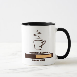 ATT LADDA FÖR KOFFEIN - BEHAGA VÄNTAN MUGG