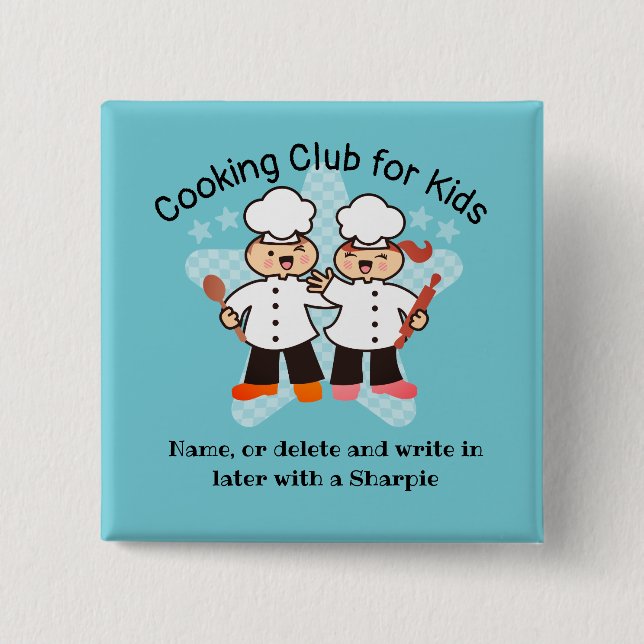 Att laga mat för Kawaii kockungar klassificerar Knapp (Framsida)
