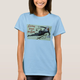 Att lägga besegrar lagkvinna skjortan för T T-shirt