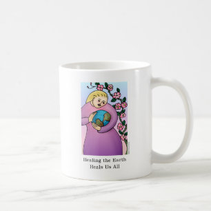 Att läka jorden Heals oss alla Kaffemugg
