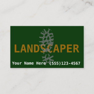Att landskap för Landscaper främjar affär Visitkort