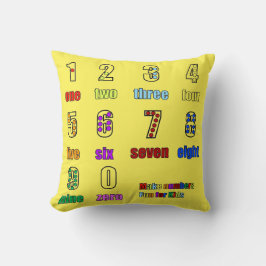 ATT LÄRA NUMRERAR FUNTIME KUDDE