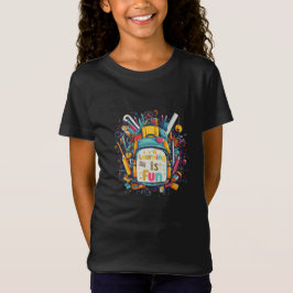 Att lära sig är Roligt back to school-Kids T Shirt