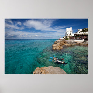 Att lära sig att dyka upp, Cozumel Mexico Poster
