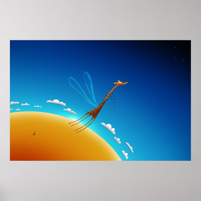 Att lära sig flyga poster (Framsidan)