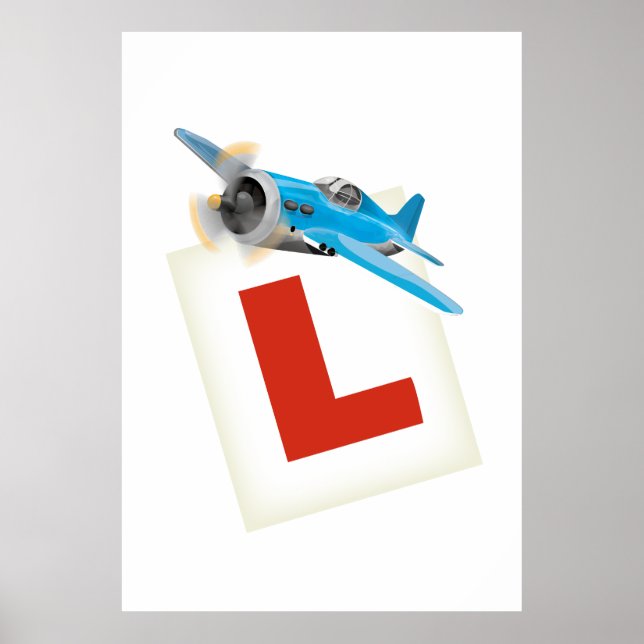 Att lära sig flyga poster (Framsidan)