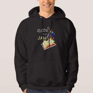 Att läsa är min Sylt Lustigt i Kärlek att läsa Bok Hoodie