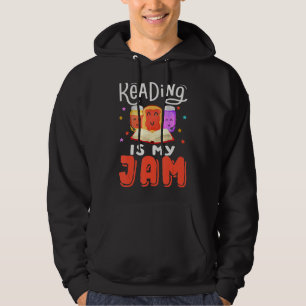 Att läsa är min Sylt Lustigt i Kärlek att läsa Bok Hoodie