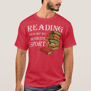 Att läsa Bok Älskare är min favoritsport T Shirt