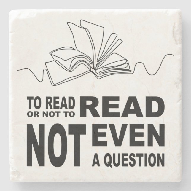 Att läsa eller inte läsa stenunderlägg (Framsidan)