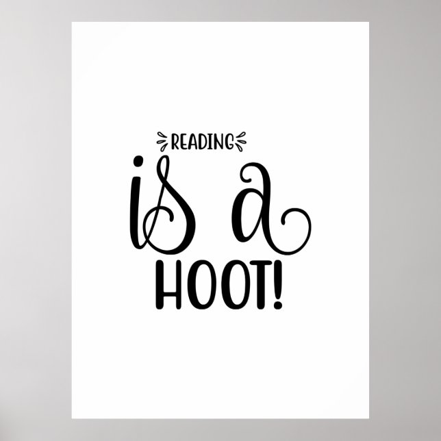 Att läsa konst är ett hot poster (Framsidan)