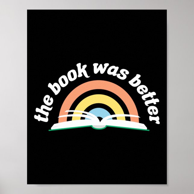 Att läsa om Bok i bok var bättre Poster (Framsidan)